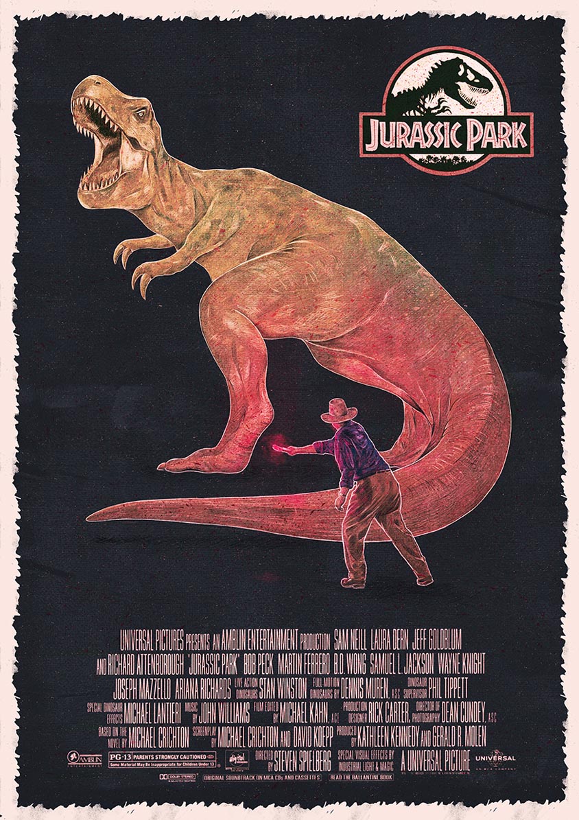 Jurassic Park Alternative Movie Poster