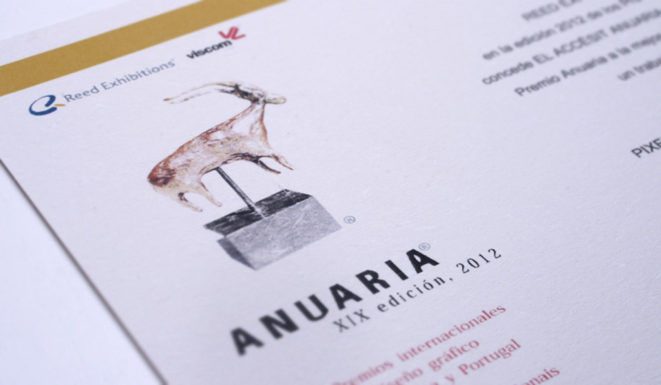 ACCÉSIT PREMIOS ANUARIA 2012