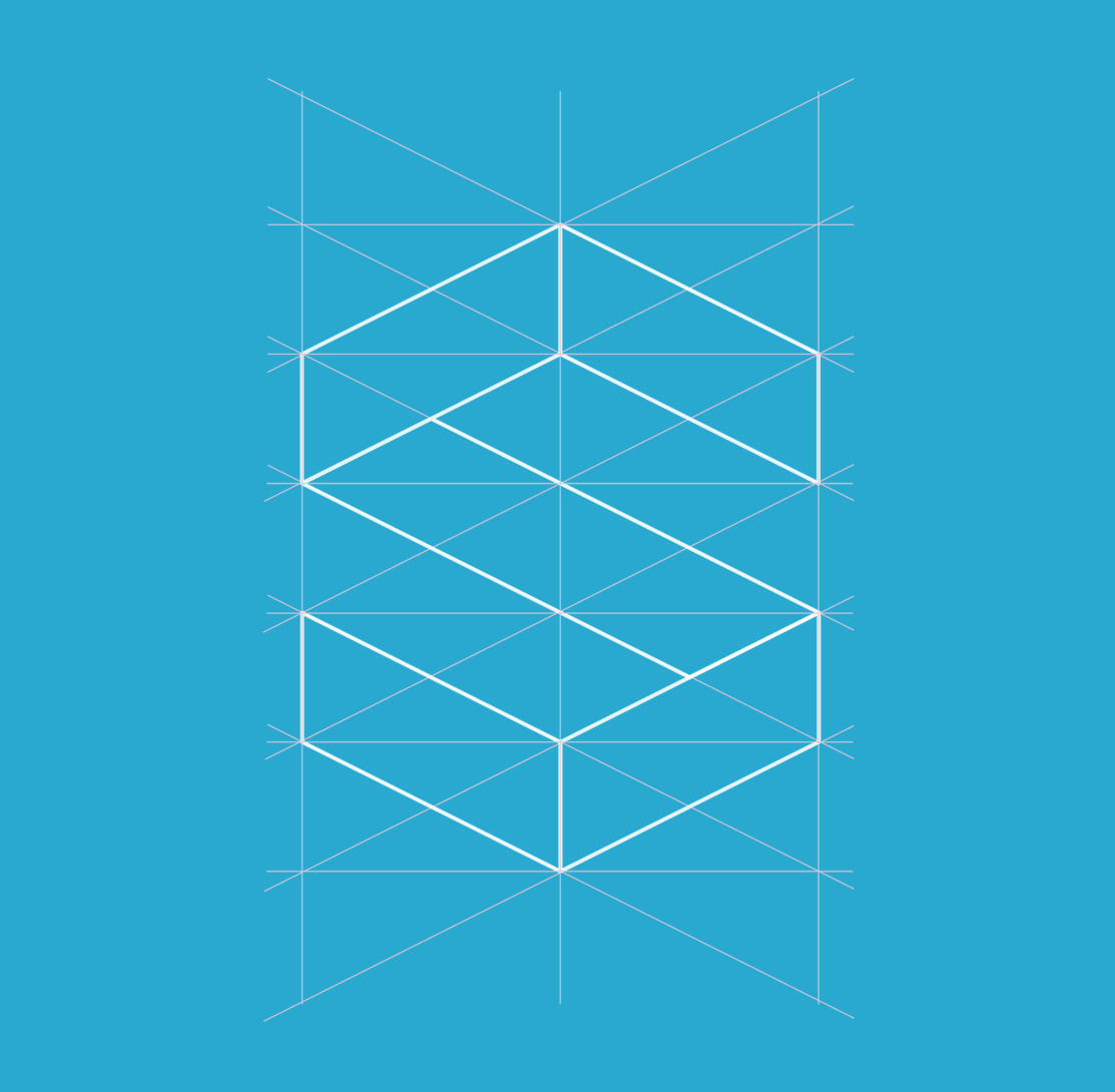 simetria logotipo esquema