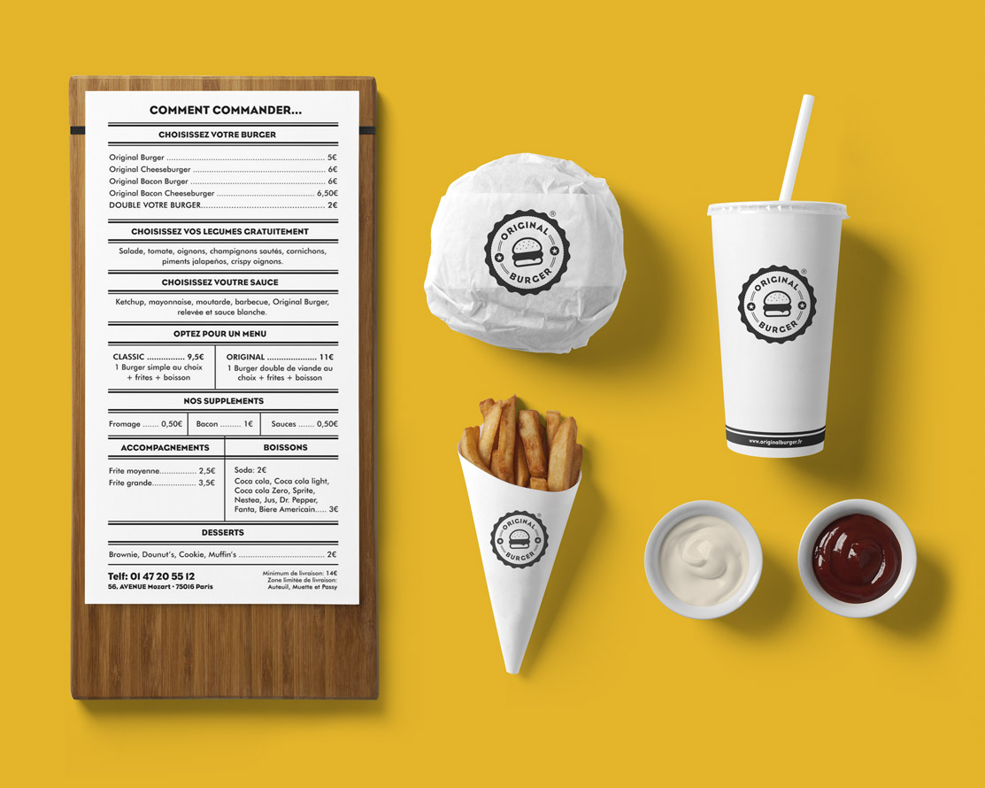 original burger aplicaciones identidad corporativa
