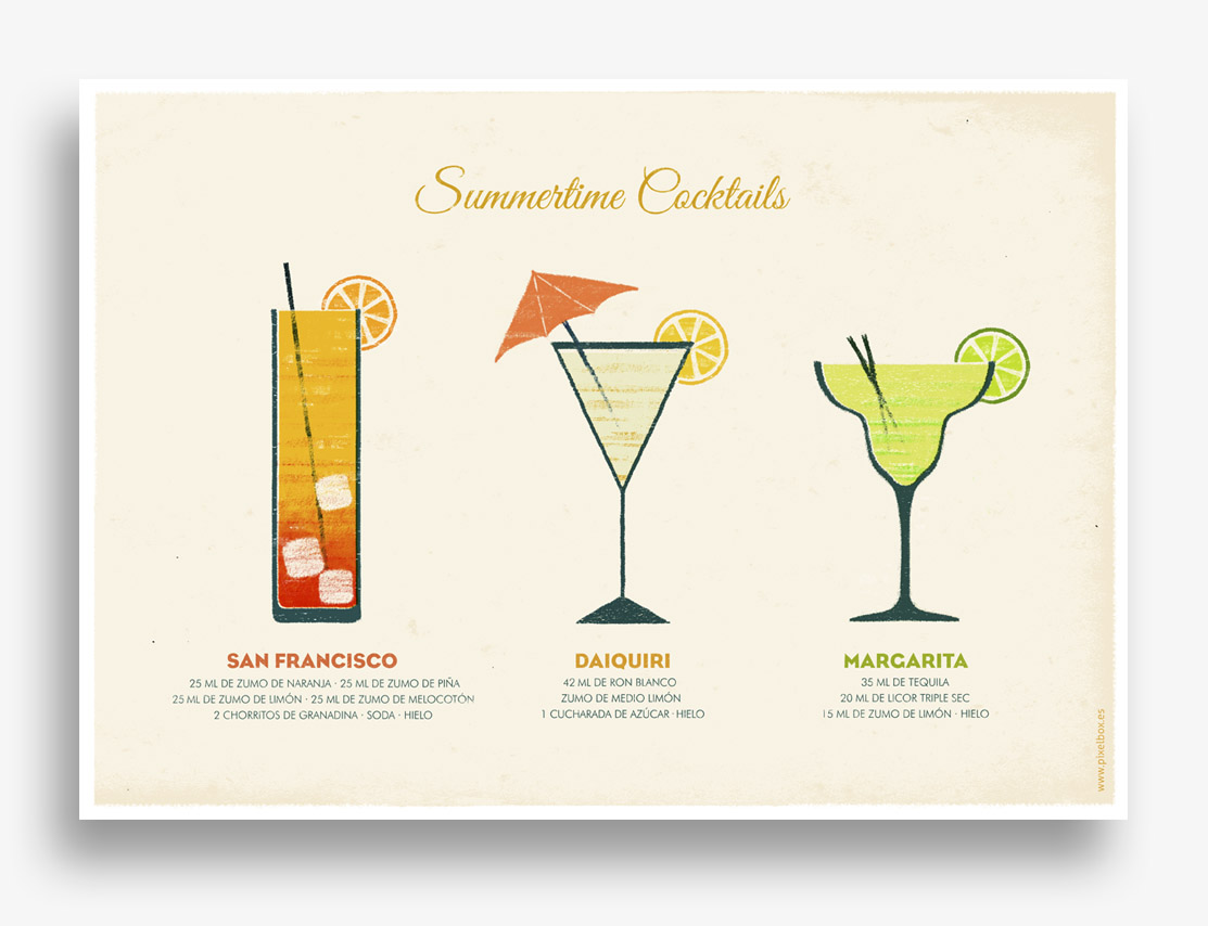 Cocktails Ilustraciones