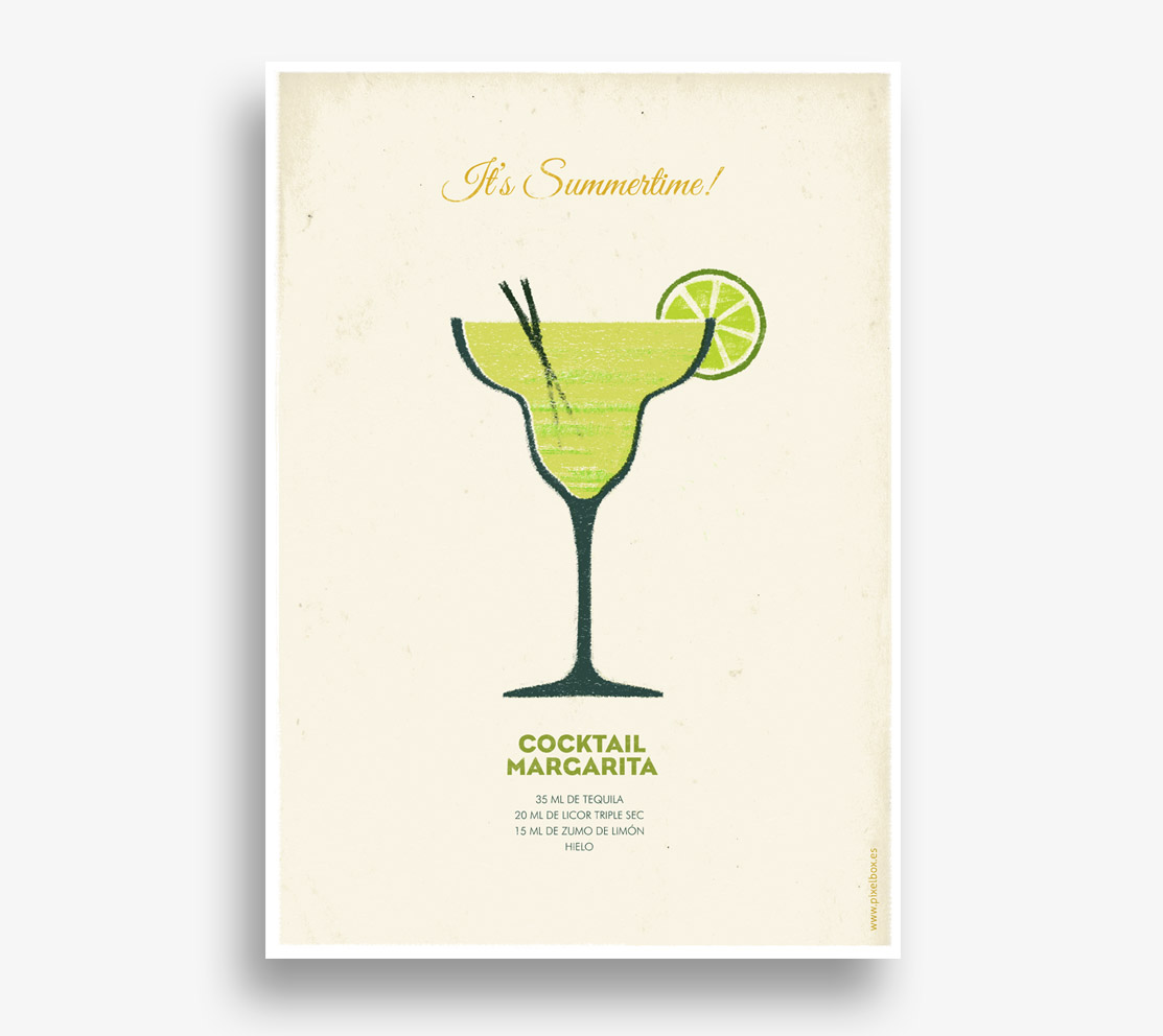 Cocktail Mojito Ilustración 