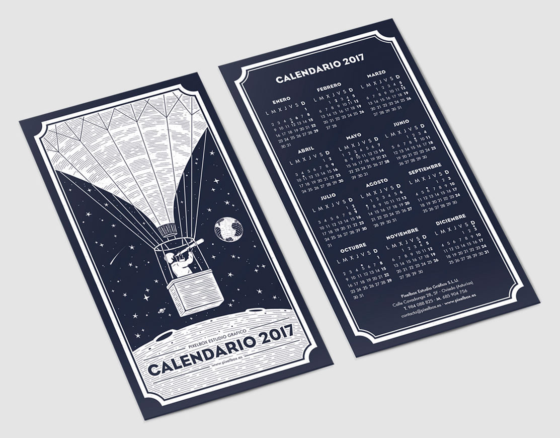 calendario 2017 pixelbox